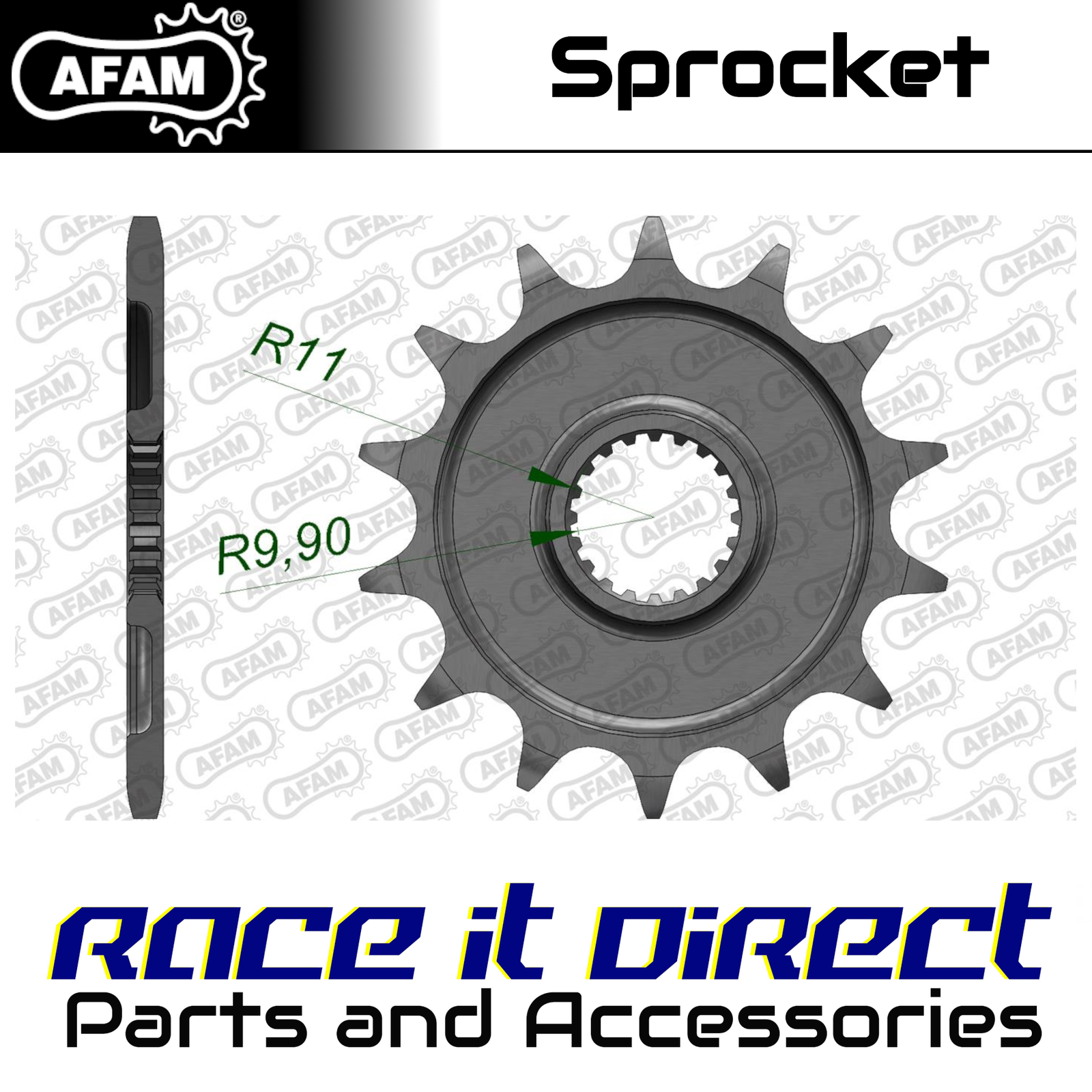 Sprocket for BENELLI TRK 251 2024 14T Front AFAM