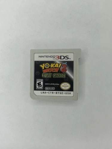 Yo Kai Watch 2: Bony Spirits (Nintendo 3DS, 2016)  Authentic Cartridge - Tested