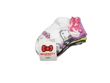Hello Kitty Socks 5 Pack Pair Little Girls Baby Toddler Brand New 2T-4T