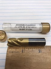 1 pc. 1/2 4 FLUTE SE STUB CARBIDE CC END MILL WITH TIN COATING. USA loc stk 