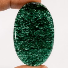 100 Natural Green Aventurine Oval Cabochon Gemstone 81 Ct. 47X30X6 mm EE-51709