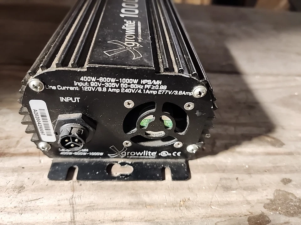 Growlite 1000 Watt Electronic Switchable Ballast DE Enabled 120/208/240/277 Volt - Image 4 of 4
