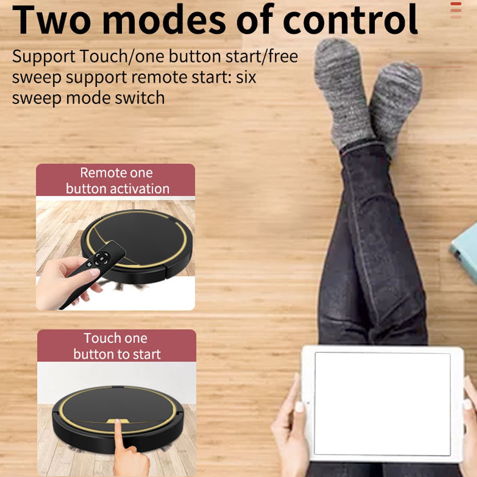 2800Pa Robot Vacuum Cleaner For Home Floor Cleaning
