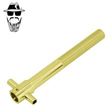 ORIGINAL LOWRIDER Gold Springer Fork Steering Tube 1" Threaded 22.2mm x 8-1/2".