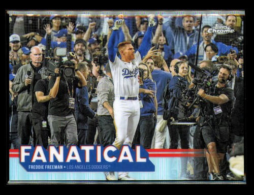 Freddie Freeman #FAN-18 2025 Topps Chrome Fanatical card