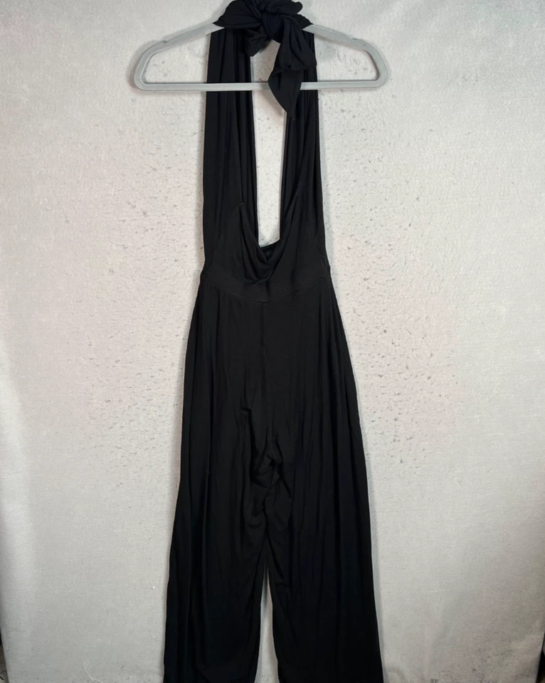 Mono halter negro para mujer talla 0 viscosa y elastano de ASOS Foto 2 de 4