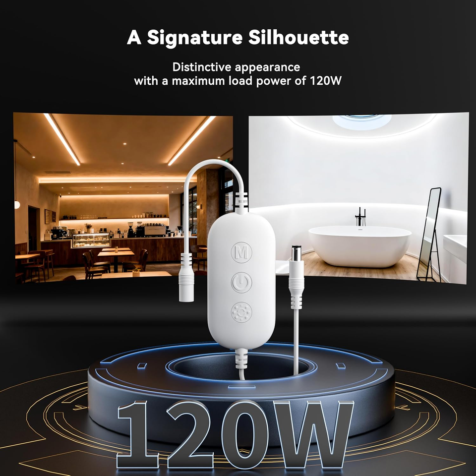 Controller Wi-Fi Per Strisce LED RGB 30m - Compatibile RGBMagic Con App E Sincronizzazione Musicale