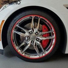 4pcs Aluminum Car Wheel Hub Rim Trim Tire Ring Guard Protector Decor 18 19 20 4pcs Aluminum Car Wheel Hub Rim Trim Tire Ring Guard Protector Decor 18 19 20
