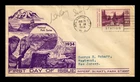 Dr Jim Stamps National Park Series Imperf 3c Mount Rainier First Day Cover torn