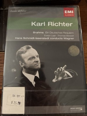 Karl Richter - Brahms: Ein Deutsches Requiem (DVD, 2007) New!