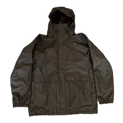 The North Face Cryptic HyVent Hooded Jacket Ski Snowboard Brown Men s Size XL