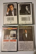 Johnny Mathis Cassette Tapes Lot of 4