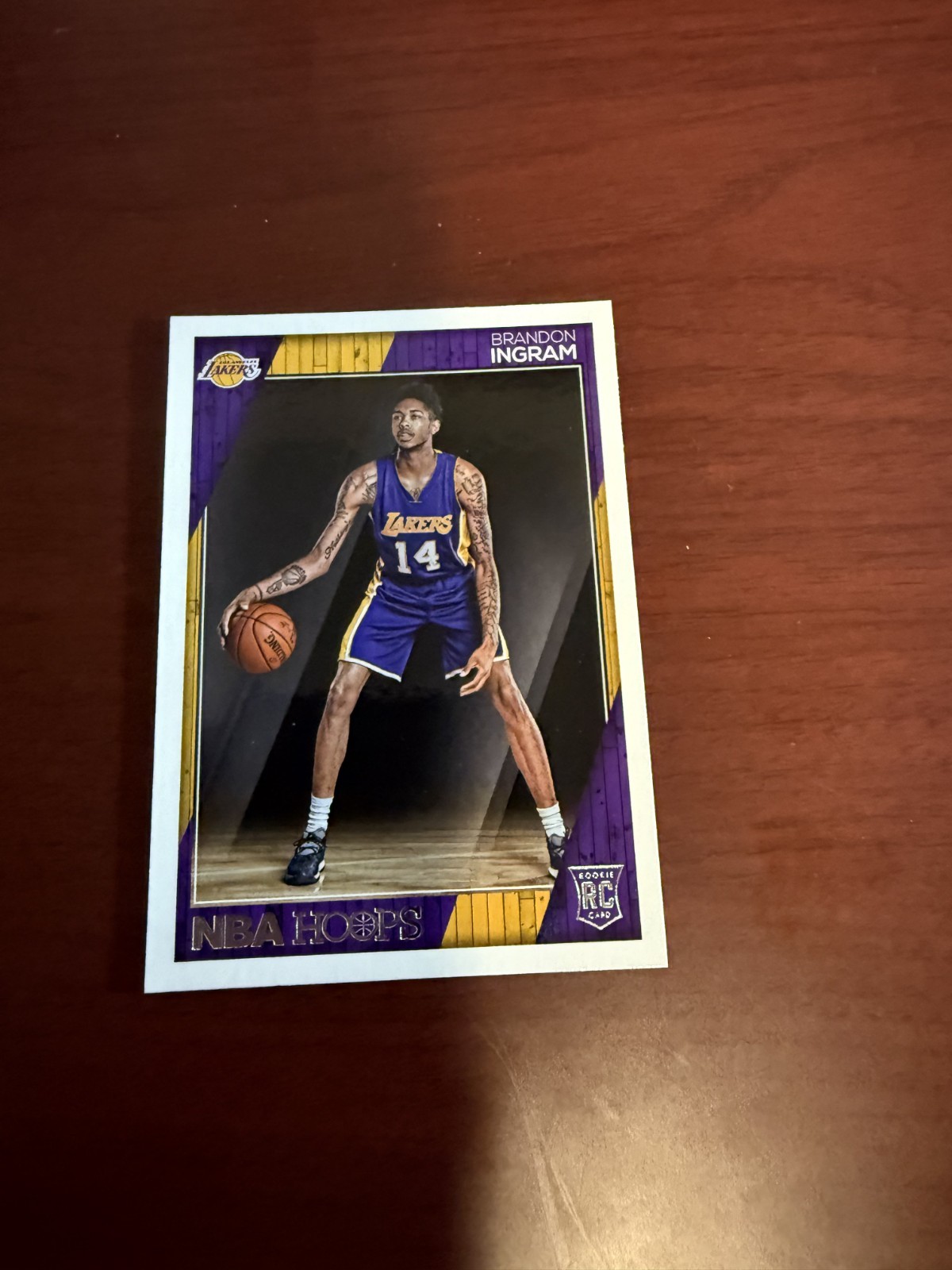 2016-17 Hoops #262 Brandon Ingram Rookie Card