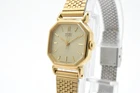 [NEAR MINT] Vintage SEIKO 2C21-5170 Octagon 20mm Gold Bracelet Women’s Watch
