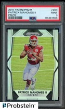 2017 Panini Silver Prizm #269 Patrick Mahomes II RC Rookie PSA 9 SHARP CORNERS