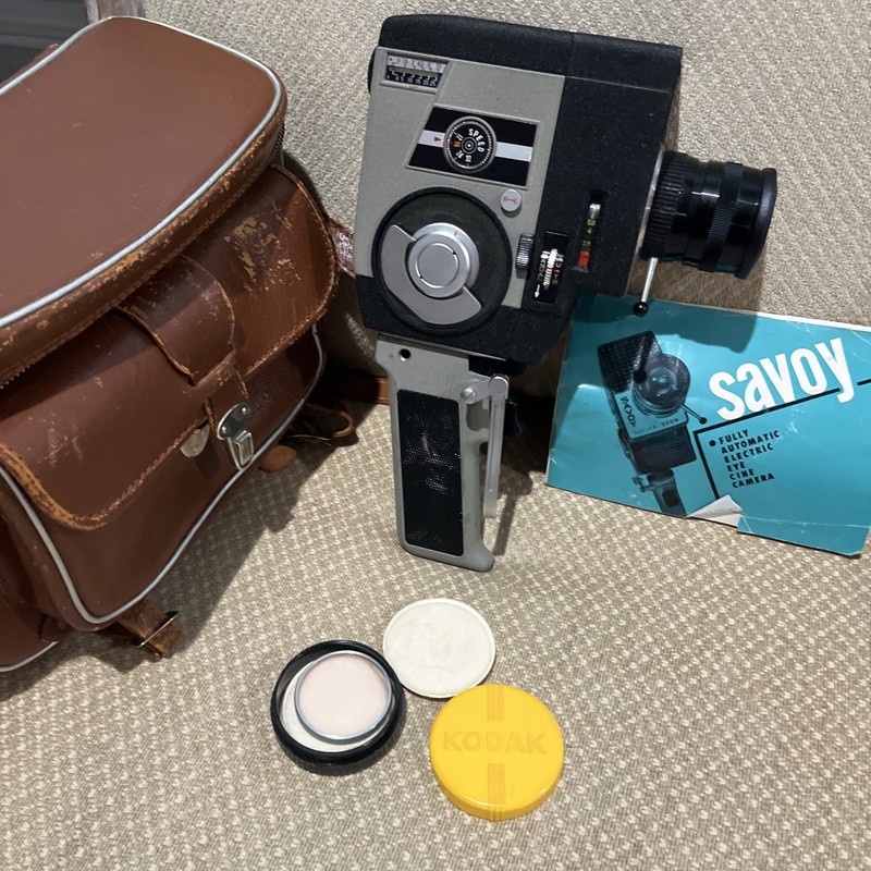 Vintage Savoy Fully Automatic Electric Eye Come Camera With Reflex Zoom And Case