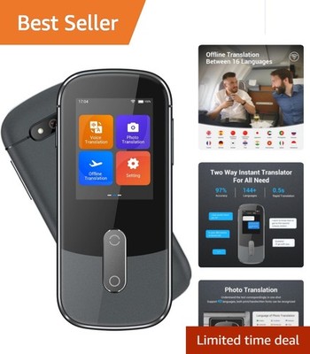 Advanced W09 PRO Voice Translator Device - Photo Translation, Fast Response Time