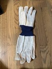 NOS Vintage Men's Cotton & Leather Work Gloves — photo 3