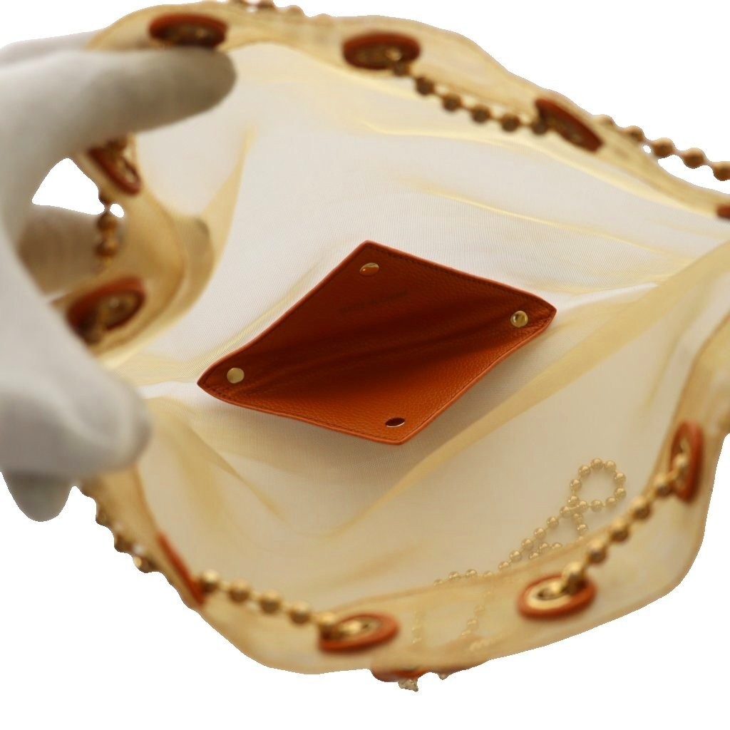 Ameri VINTAGE MEDI Mesh Chain Bag Drawstring Shou… - image 6