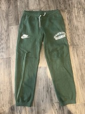 Nike Stranger Things Hawkins Phys Ed Men's Green Fleece Jogger Pants Sz L