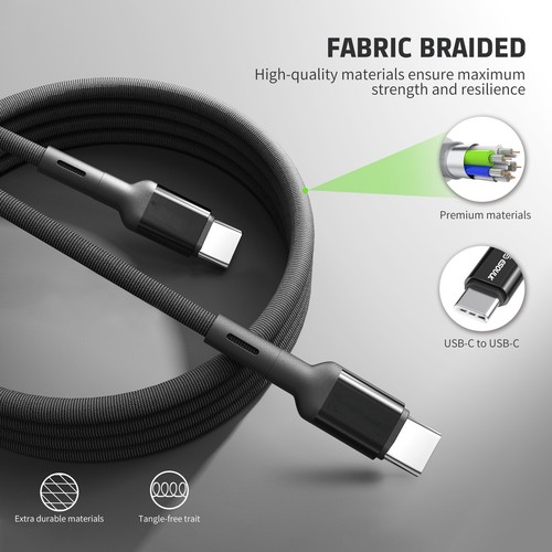 Für AT&T Verge SL219A ​20W PD Wand Reise Ladegerät + 3ft USB C auf C - Bild 2 von 4