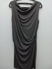 Robert Rodriguez Women's Bodycon Knee Length L Black Solid Cocktail Stylish