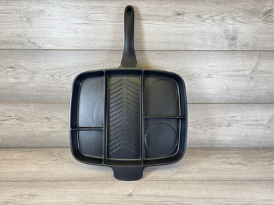 Master Pan Divided Bratpfanne Grillkochfeld für All-in-One Cooked Breakfast & mehr