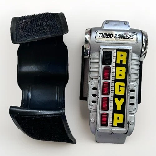 Vintage 1997 Power Rangers Turbo Morpher Bandai Bracelet Toy w/ Lights & Sounds