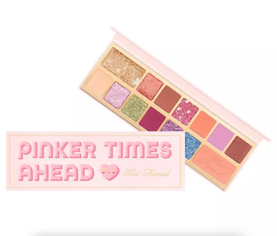 NIB TOO FACED PINKER TIMES AHEAD EYE SHADOW PALETTE 14 SHADES