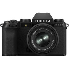 FUJIFILM X-S20 Mirrorless Camera with 15-45mm Lens Black - 16781943