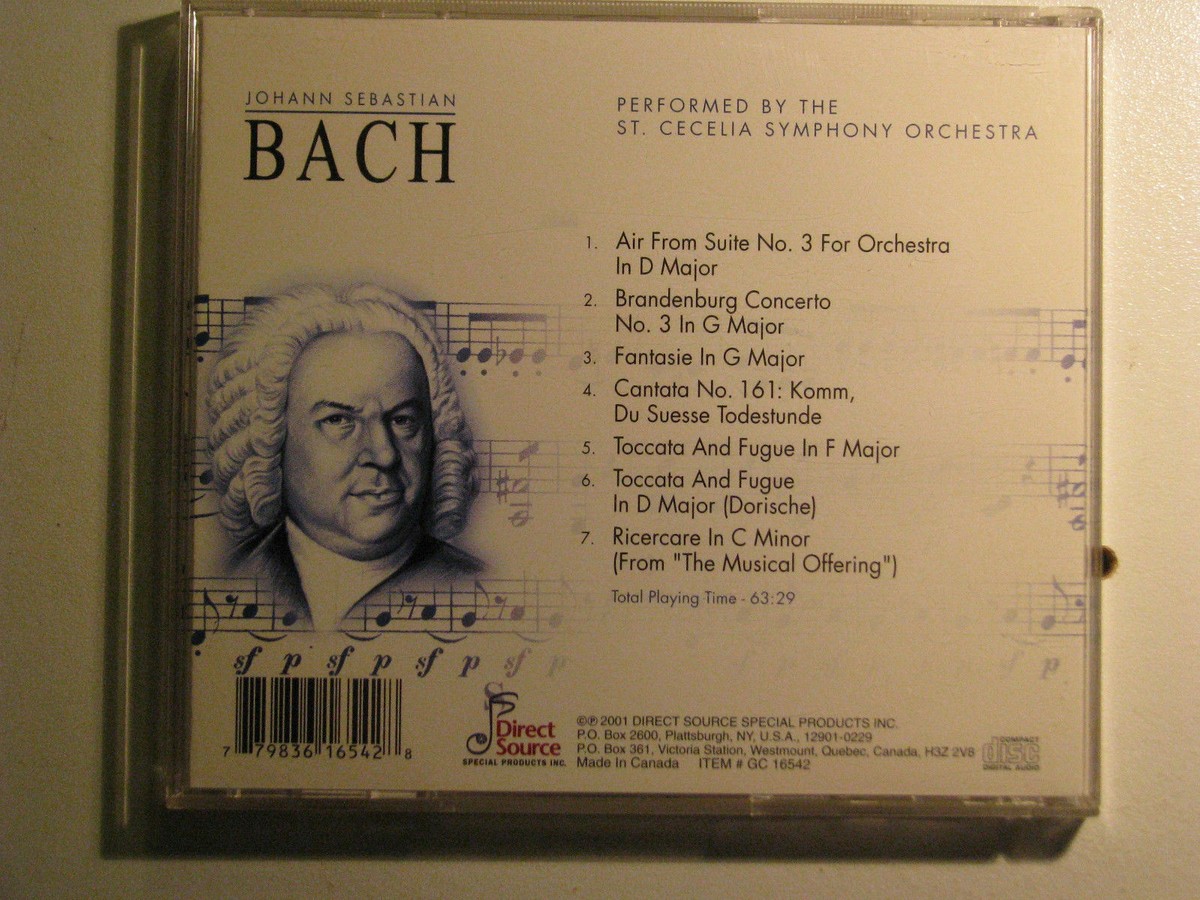 Greatest Classical Composers: Bach (CD, Aug-2003, Direct Source