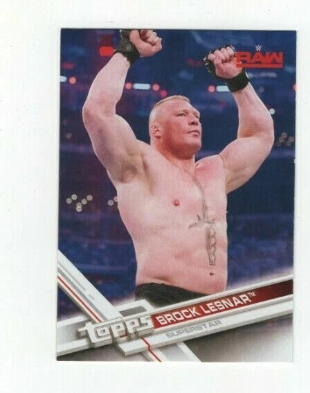 2015 Topps WWE Wrestling BROCK LESNAR #19 - Image 3 of 4