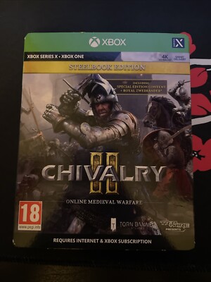 Chivalry II 2 Xbox One / Series X Steelbook Limited Edition PAL