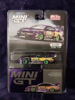 Mini GT Nissan S15 SILVIA LB-Super Silhouette #555 2022 Formula Drift Japan 1/64