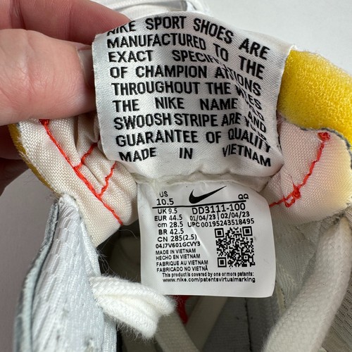Nike Blazer Mid 77 Jumbo Sneakers White Black DD3111 100 Mens 10.5 Womens 12 - Picture 9 of 12