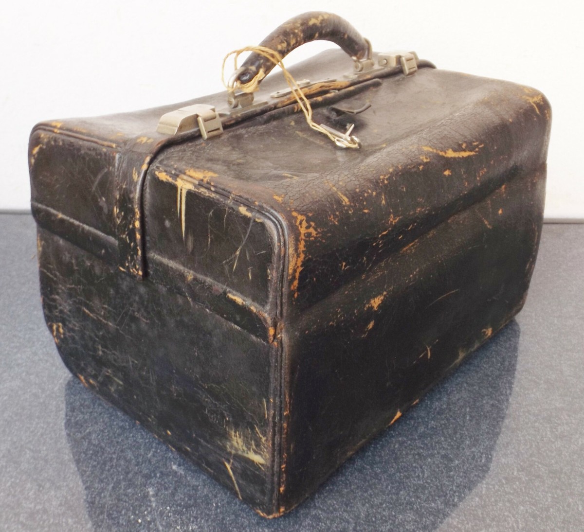 Arztkoffer Reisetasche Alter Arztkoffer Leder Seltener Alter