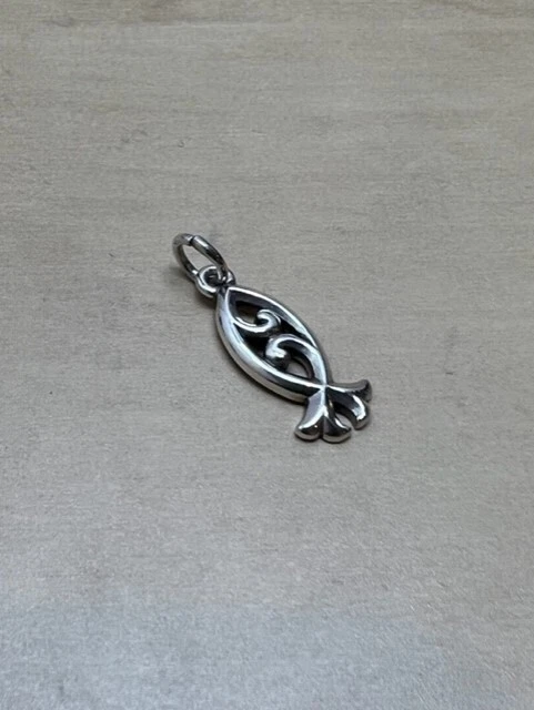 Retired JAMES AVERY Sterling Silver Ichthus Fish Charm eBay