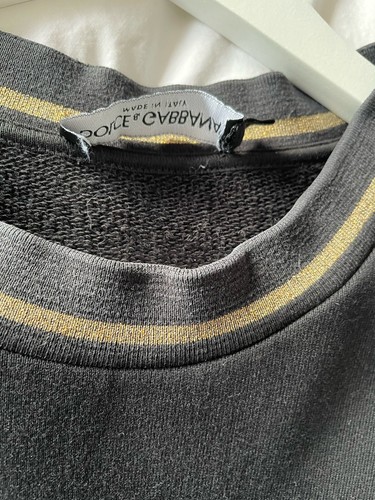 Dolce & Gabbana Jumper Sequin Flower Embroidery Black D&G - Picture 11 of 13