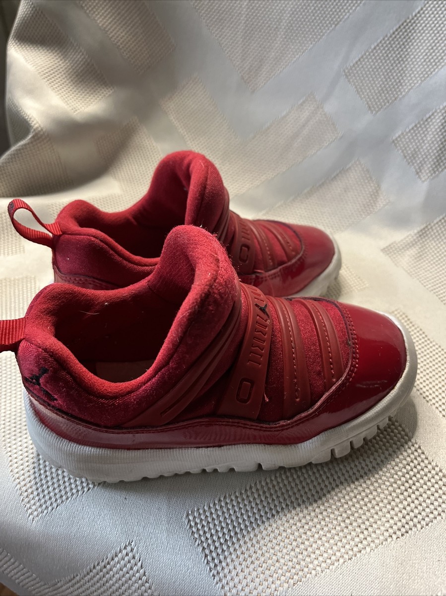 NIKE AIR JORDAN 11 RETRO LITTLE FLEX PS 'GYM RED LIL KIDS SIZE 8C