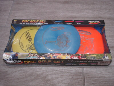 New/Sealed Innova Disc Golf Starter Set 3 discs 8'' - Driver, Mid-Range, Putter