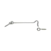 10 Pk Steel Zinc Plated 6 Gate Barn Shed Door Hook & Eye N118042 10 Pk Steel Zinc Plated 6 Gate Barn Shed Door Hook & Eye N118042