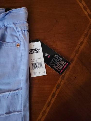 Star Ride Girls Pants Light Blue Size 5 - Picture 2 of 5