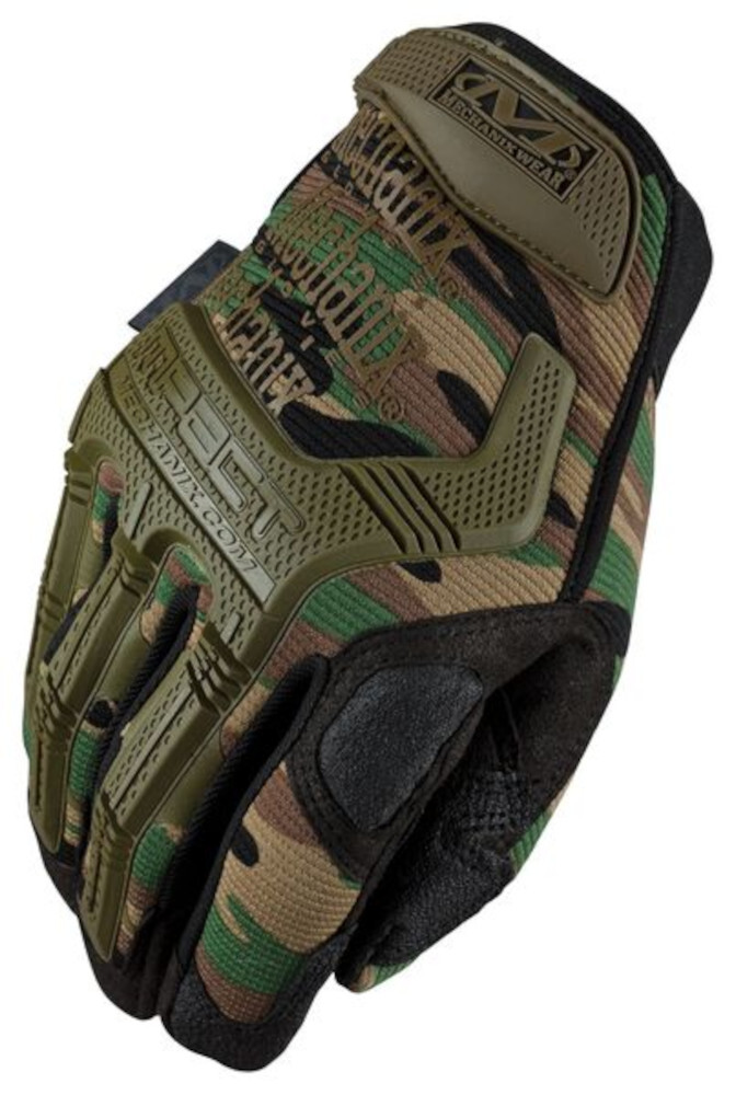 Перчатка Mechanix M-Pact с лесным камуфляжем