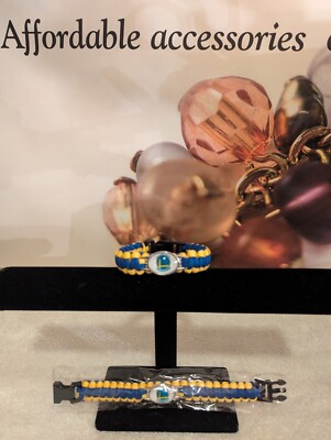 Free Shipping. Golden State Warriors NBA Paracord Bracelet.