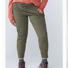 Athleta -112 Trekkie North Jogger Pants Mountain Olive Green size 18