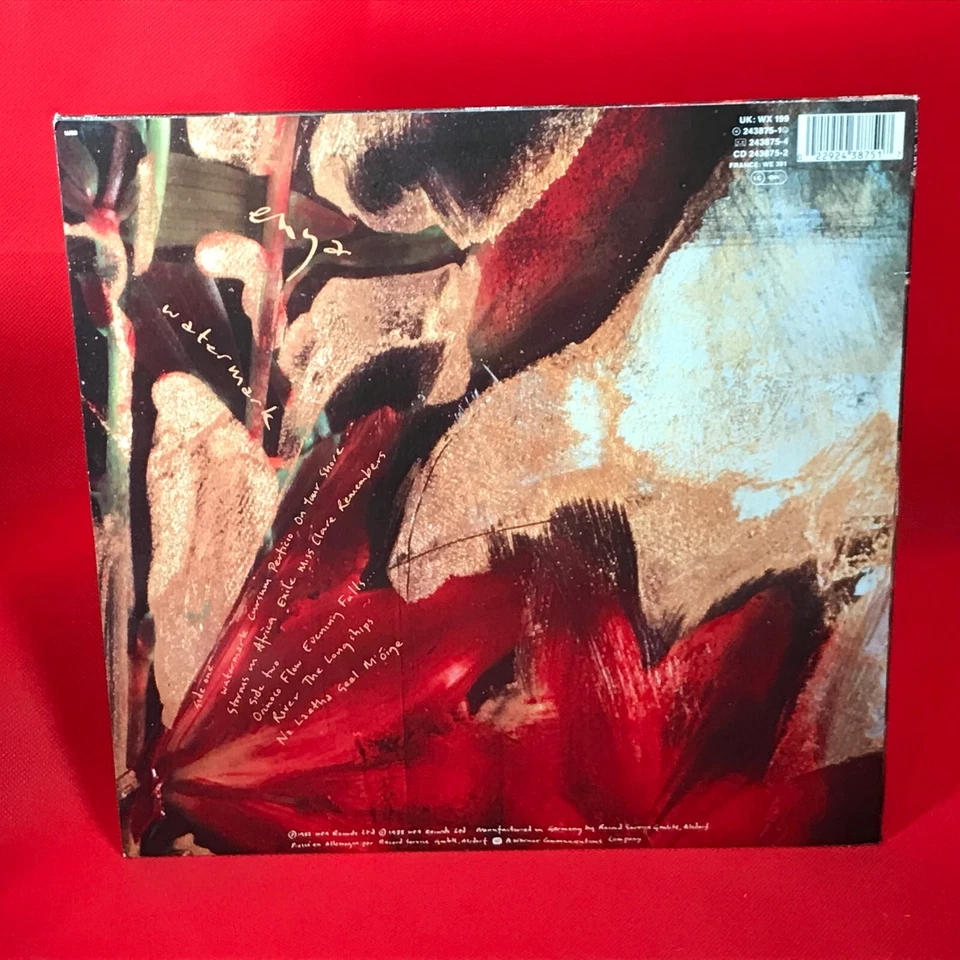 ENYA Watermark 1988 UK vinyl LP + INNER Orinoco Flow Evening Falls original ~ - Image 2 of 4