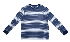 Banana Republic Mens Multicolor Striped Long Sleeve Crew Neck Pullover Shirt XL