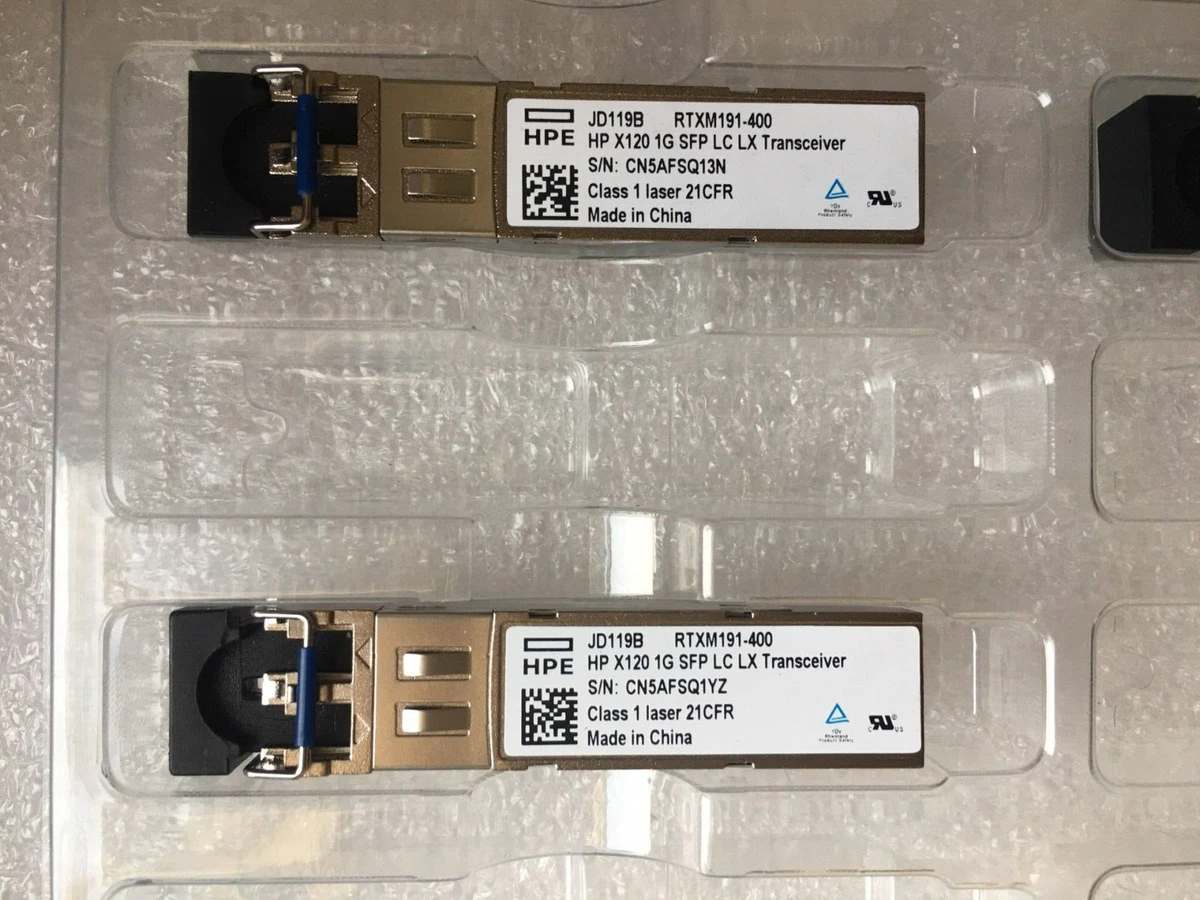 Aruba/HPE JD119B X120 1G SFP LC LX 1310nm 10km SMF Genuine!!
