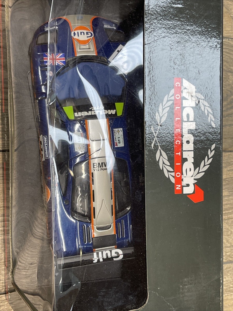 Miniatura carro McLaren F1 GTR GULF 24H Le Mans 1/18 - AutoMOTIVO Store