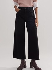 NWT Me Em Wide Leg Ankle Length Jeans Black 28